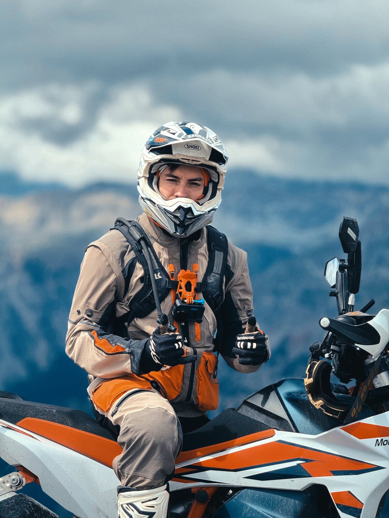 David Mancilla, travel writer and KTM motorcycle adventurer behind The Discoverist Journal