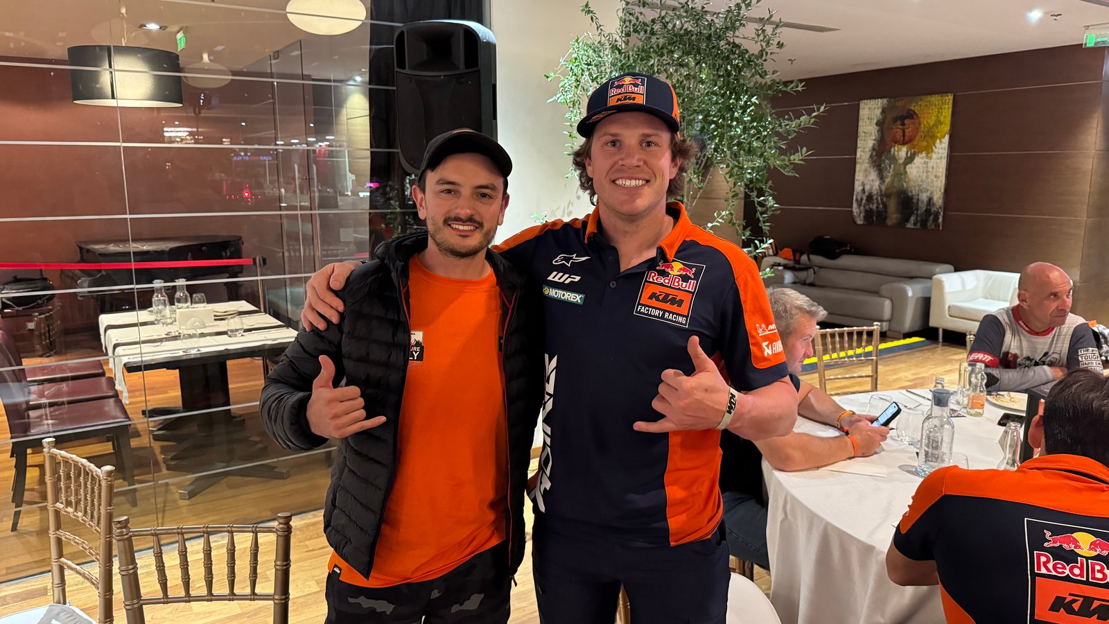 Photo with Dakar champion Daniel Sanders at Romania 2025