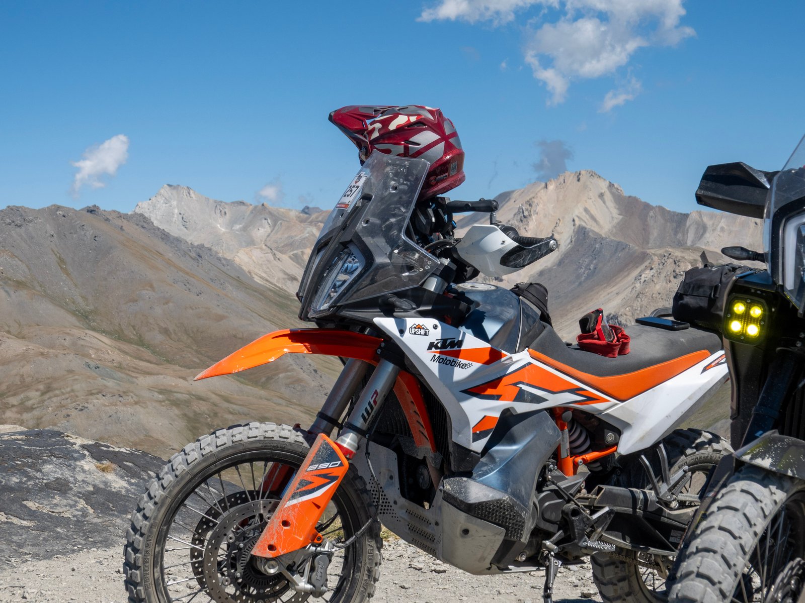 KTM 890 Adventure R on the Strada dell'Assietta, Western Alps Italy