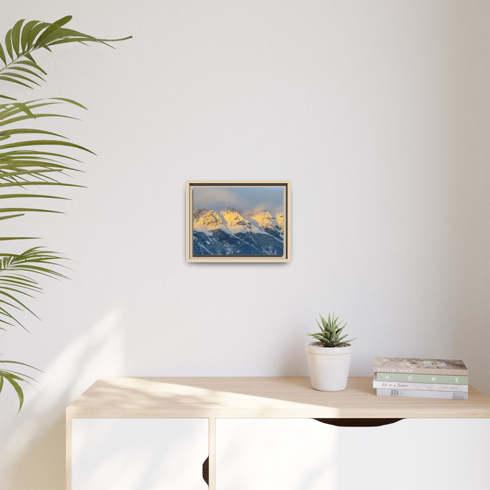 Discoverist travel print, natural frame 12x9